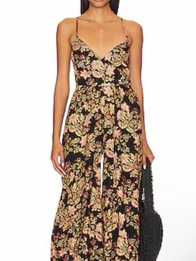 Free People Stand Out Floral Printed Jumper Size Small